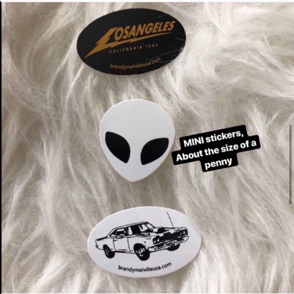 BRANDY MELVILLE STICKERS VSCO Laptop phone case cute y2k 2000’s bundle rare cute - Picture 6 of 11